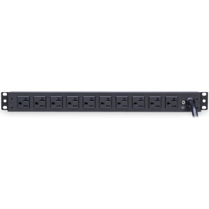 CyberPower RKBS20ST4F10R Rackmount surge protector, 20-Amp, 1800 Joules, 14 NEMA 5-20R outlets, NEMA 5-20P twist lock plug